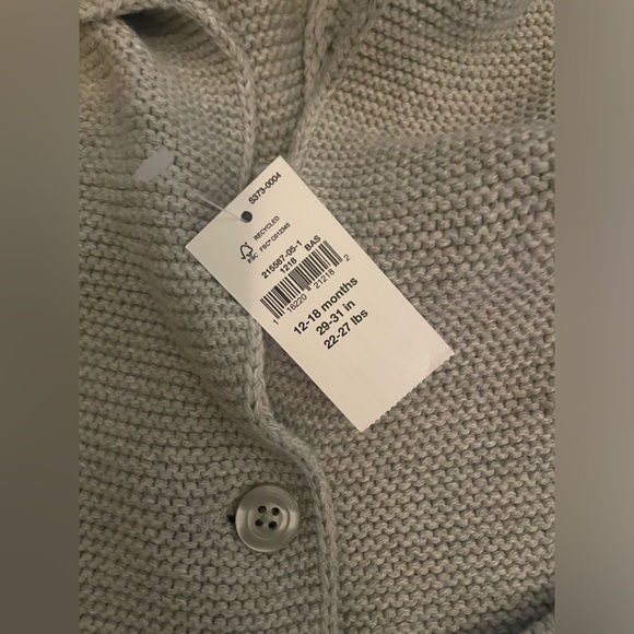 Baby Bear Garter Cardigan - Picture 2 of 2